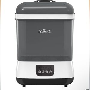 Dr. Brown's Electric Baby Bottle Sterilizer and Dryer - Gray & White